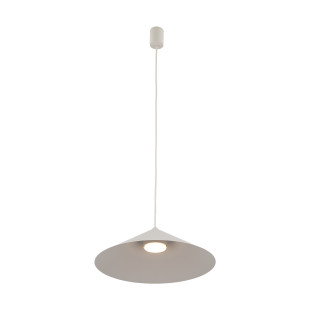 Lampa wisząca stożek Lume | Beżowa, metalowa | TK Lighting