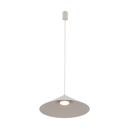 Lampa wisząca stożek Lume | Beżowa, metalowa | TK Lighting