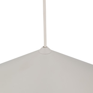 Lampa wisząca stożek Lume | Beżowa, metalowa | TK Lighting