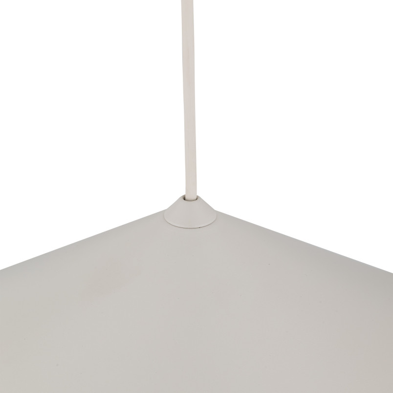 Lampa wisząca stożek Lume | Beżowa, metalowa | TK Lighting