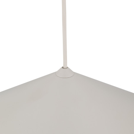 Lampa wisząca stożek Lume | Beżowa, metalowa | TK Lighting