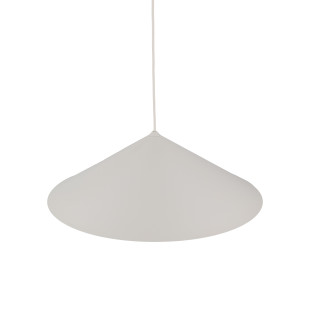 Lampa wisząca stożek Lume | Beżowa, metalowa | TK Lighting