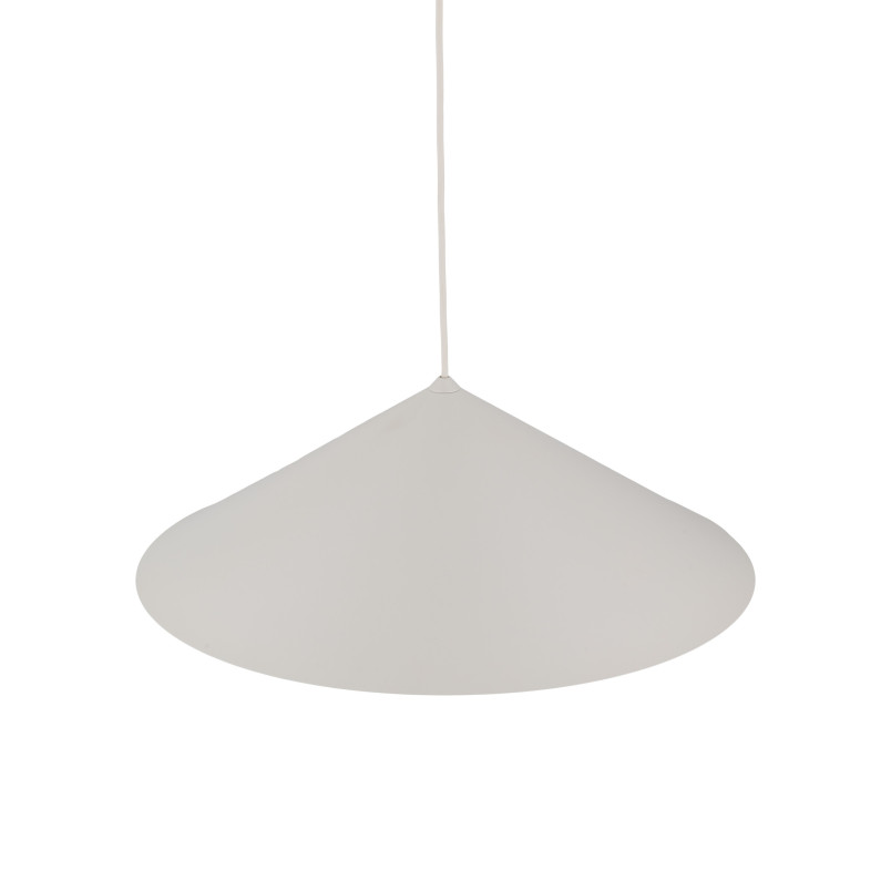 Lampa wisząca stożek Lume | Beżowa, metalowa | TK Lighting