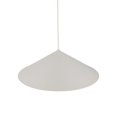 Lampa wisząca stożek Lume | Beżowa, metalowa | TK Lighting