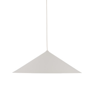 Lampa wisząca stożek Lume | Beżowa, metalowa | TK Lighting