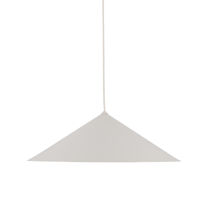 Lampa wisząca stożek Lume | Beżowa, metalowa | TK Lighting
