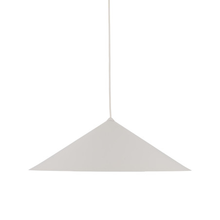 Lampa wisząca stożek Lume | Beżowa, metalowa | TK Lighting