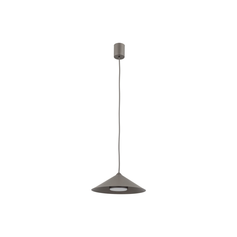 Lampa wisząca stożek Lume New | TK Lighting - Brązowa, Metalowa