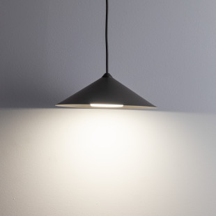 Lampa wisząca stożek Lume New | TK Lighting - Brązowa, Metalowa