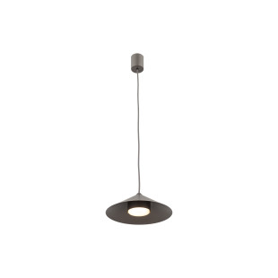 Lampa wisząca stożek Lume New | TK Lighting - Brązowa, Metalowa