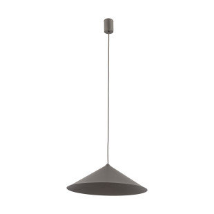 Lampa wisząca Lume - stożek metalowy, brązowa | TK Lighting