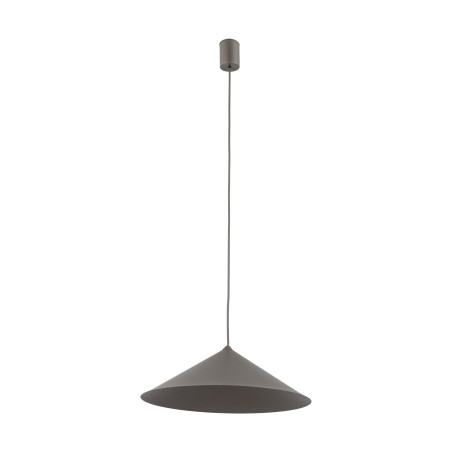Lampa wisząca Lume - stożek metalowy, brązowa | TK Lighting