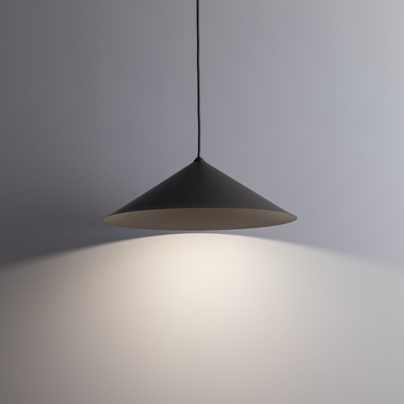 Lampa wisząca Lume - stożek metalowy, brązowa | TK Lighting
