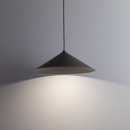 Lampa wisząca Lume - stożek metalowy, brązowa | TK Lighting