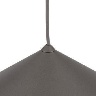 Lampa wisząca Lume - stożek metalowy, brązowa | TK Lighting