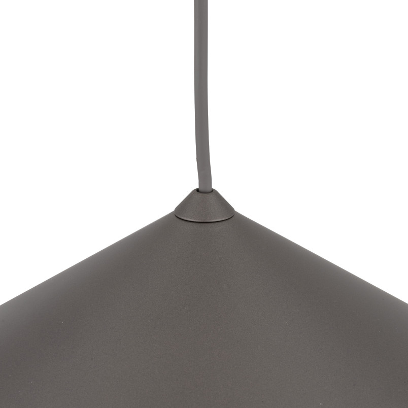 Lampa wisząca Lume - stożek metalowy, brązowa | TK Lighting