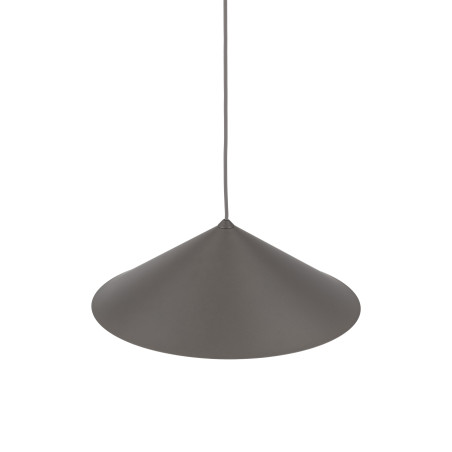 Lampa wisząca Lume - stożek metalowy, brązowa | TK Lighting