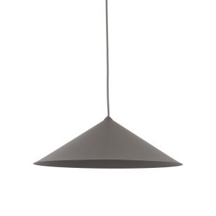 Lampa wisząca Lume - stożek metalowy, brązowa | TK Lighting