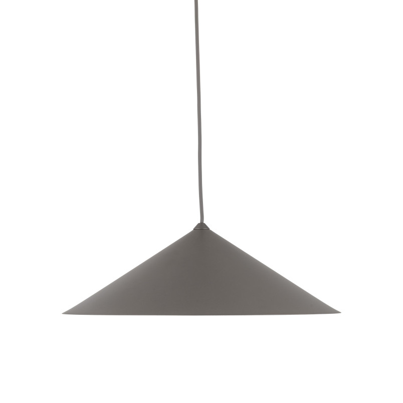 Lampa wisząca Lume - stożek metalowy, brązowa | TK Lighting
