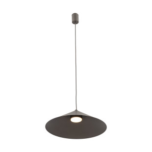 Lampa wisząca Lume - stożek metalowy, brązowa | TK Lighting