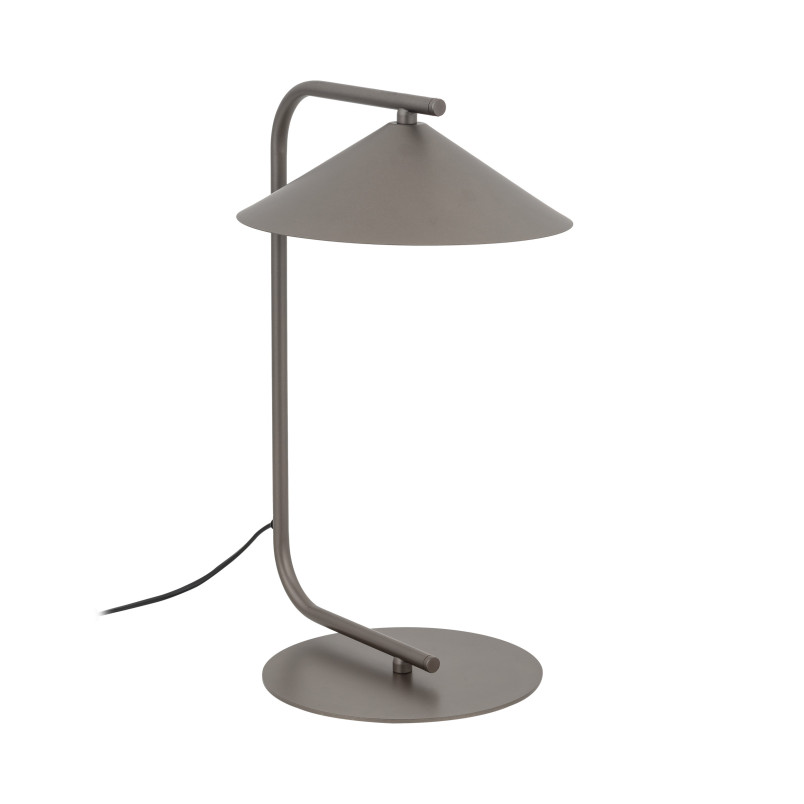 Lampa stołowa stożek Lume New TK Lighting - Brązowa | Sklep z lampami