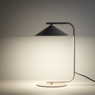 Lampa stołowa Lume TK Lighting - Skandynawski design, beżowa
