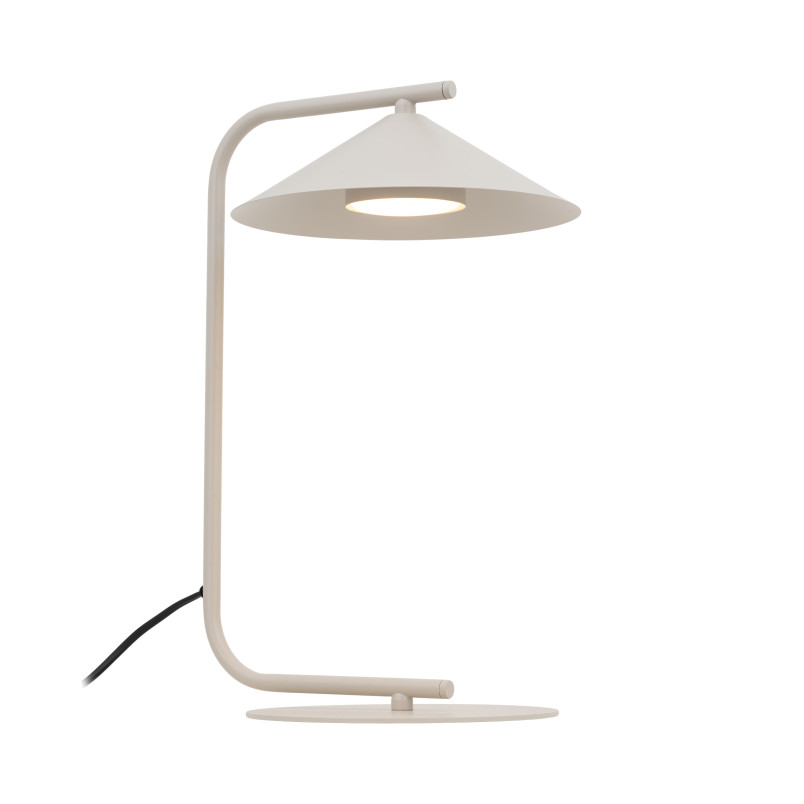 Lampa stołowa Lume TK Lighting - Skandynawski design, beżowa