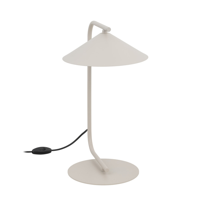 Lampa stołowa Lume TK Lighting - Skandynawski design, beżowa