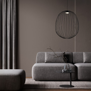Lampa wisząca Sphera L czarna - TK Lighting | Loftowa, nowoczesna