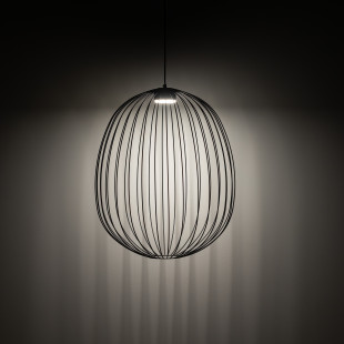 Lampa wisząca Sphera L czarna - TK Lighting | Loftowa, nowoczesna