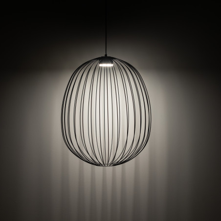 Lampa wisząca Sphera L czarna - TK Lighting | Loftowa, nowoczesna
