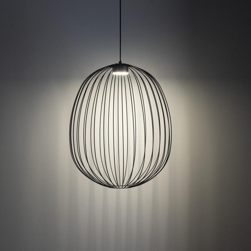 Lampa wisząca Sphera L czarna - TK Lighting | Loftowa, nowoczesna