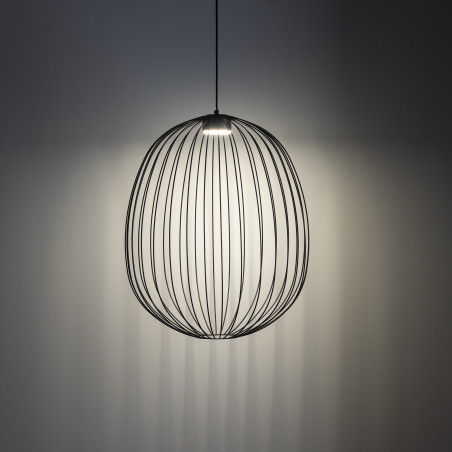 Lampa wisząca Sphera L czarna - TK Lighting | Loftowa, nowoczesna