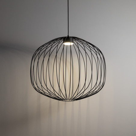 Lampa wisząca Sphera M czarna - TK Lighting | Nowoczesny design