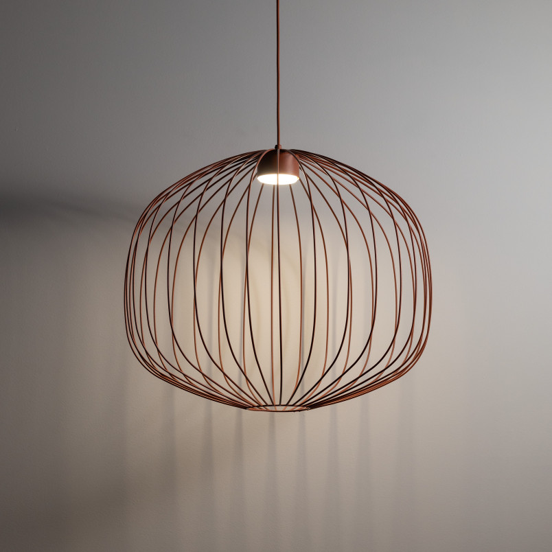 Lampa wisząca Sphera M ceglana | TK Lighting - Odkryj nowoczesny design!