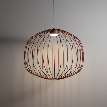 Lampa wisząca Sphera M ceglana | TK Lighting - Odkryj nowoczesny design!