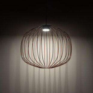 Lampa wisząca Sphera M ceglana | TK Lighting - Odkryj nowoczesny design!