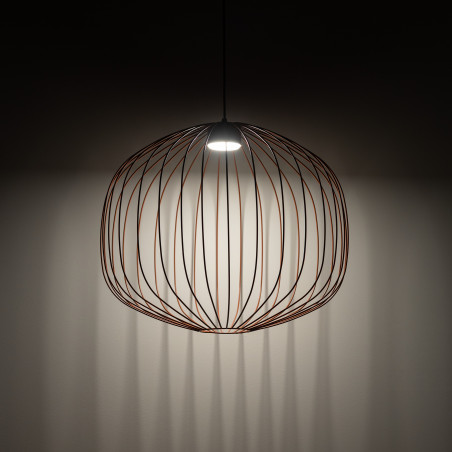 Lampa wisząca Sphera M ceglana | TK Lighting - Odkryj nowoczesny design!
