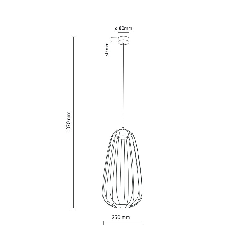 Lampa Wisząca Sphera S Ceglana TK Lighting | Nowoczesny Design
