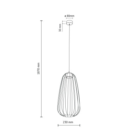 Lampa Wisząca Sphera S Ceglana TK Lighting | Nowoczesny Design