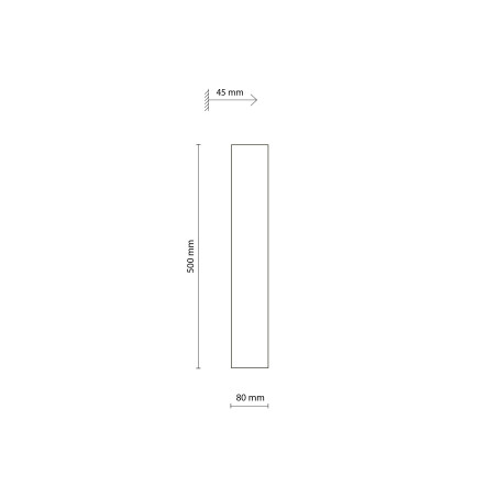 Kinkiet pionowy Navi New LED | TK Lighting - Nowoczesny design