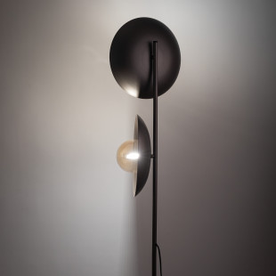 Lampa podłogowa TK Lighting Slate - 2 kule, brąz/bursztyn, 160cm