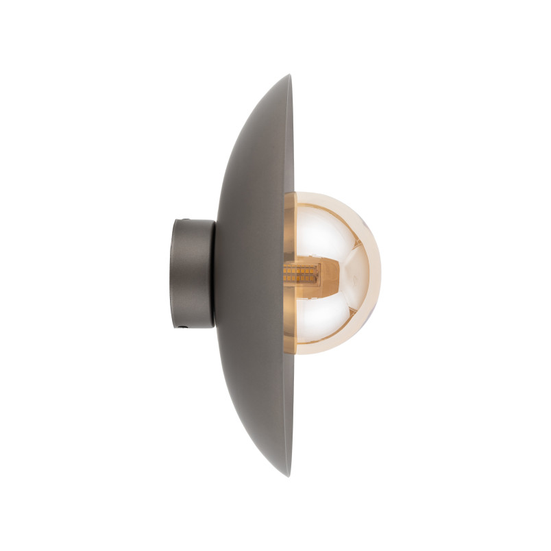 Kinkiet okrągły Slate Brown TK Lighting - Eleganckie oświetlenie