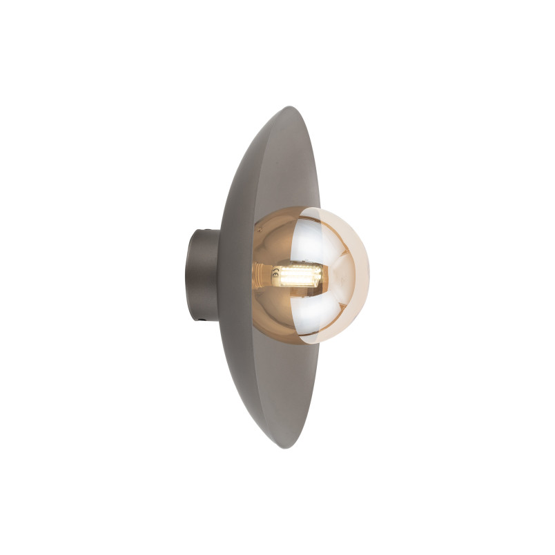 Kinkiet okrągły Slate Brown TK Lighting - Eleganckie oświetlenie