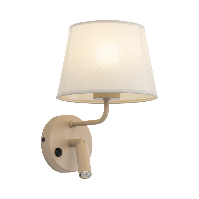 Kinkiet Maja beżowy TK Lighting - Lampka do czytania