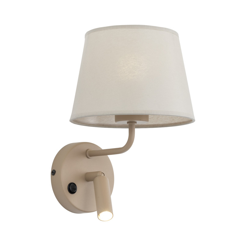 Kinkiet Maja beżowy TK Lighting - Lampka do czytania
