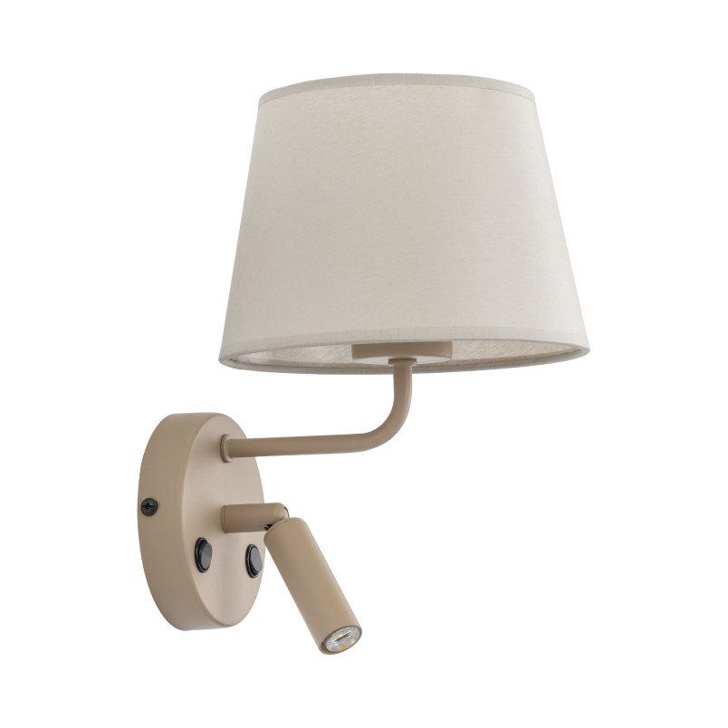 Kinkiet Maja beżowy TK Lighting - Lampka do czytania
