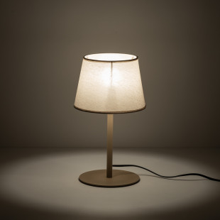 Lampa stołowa Maja beżowa TK Lighting | Elegancki design