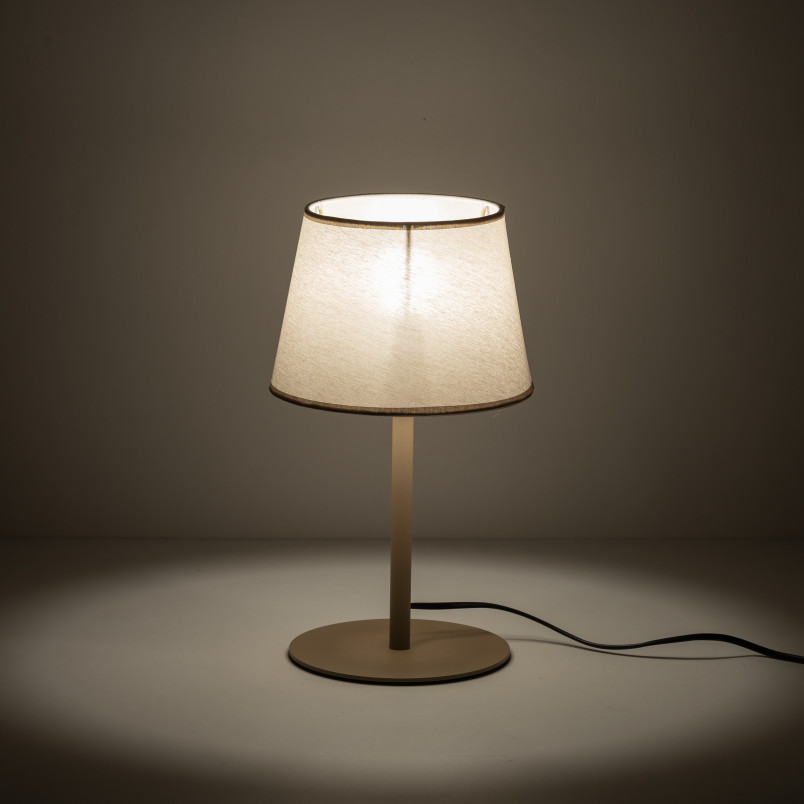 Lampa stołowa Maja beżowa TK Lighting | Elegancki design