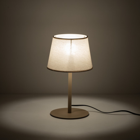 Lampa stołowa Maja beżowa TK Lighting | Elegancki design